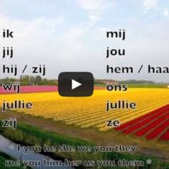 Zaimki osobowe w języku niderlandzkim – persoonlijk voornaamwoord in het Nederlands [wideo]