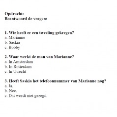 Test 1 – Słuchanie język niderlandzki